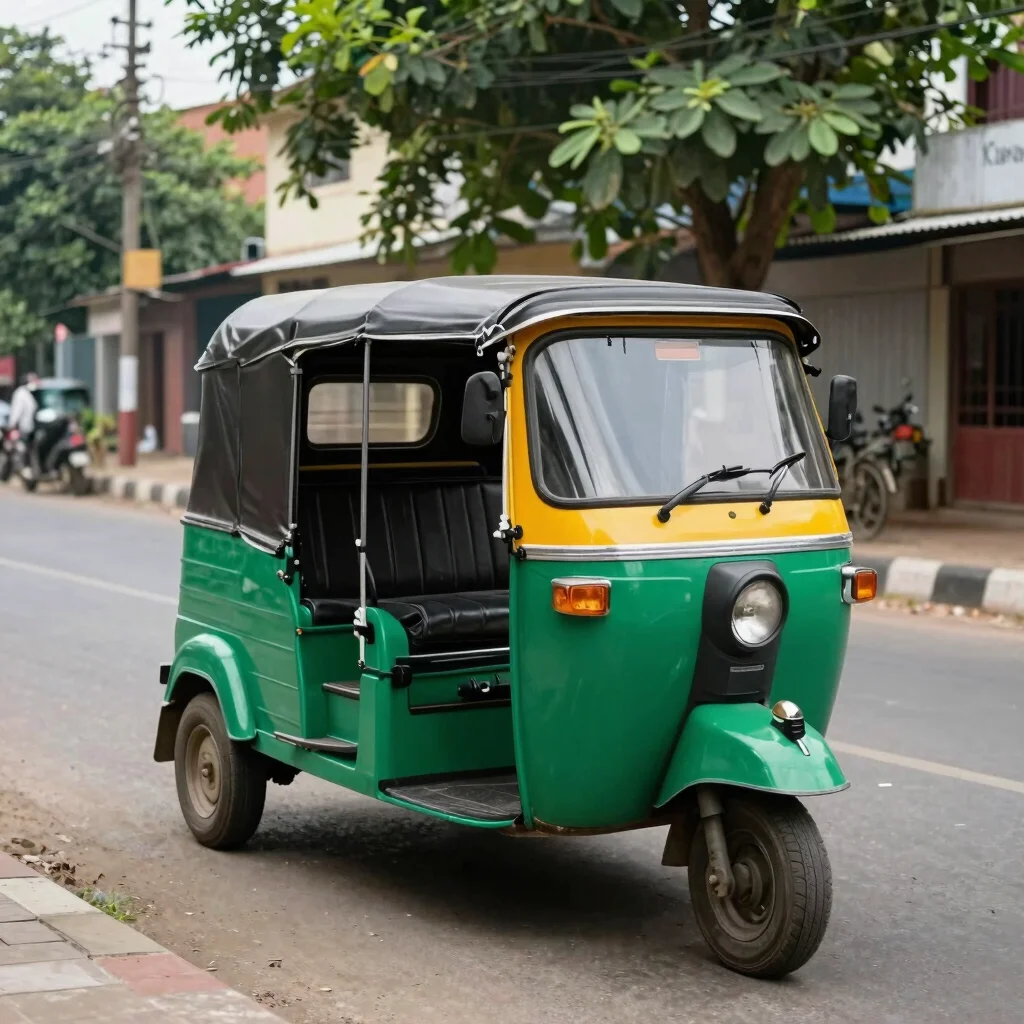 Eco EV E-Rickshaw Town Ride